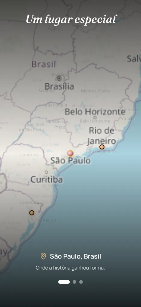 Mapa real — Os lugares que marcaram vocês e a turma.