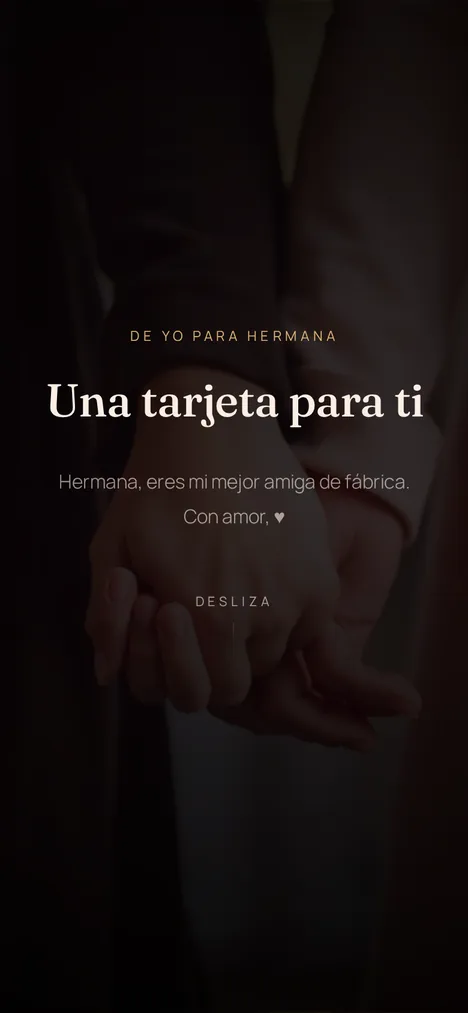 La portada — La apertura que revela la sorpresa para tú y tu hermana.