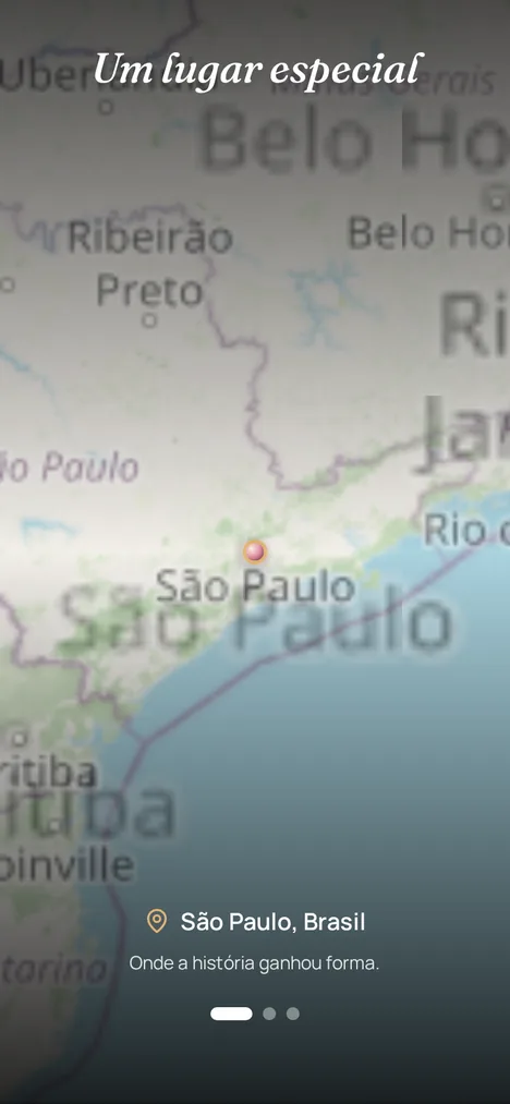 Mapa real — Os lugares que marcaram você e sua irmã.
