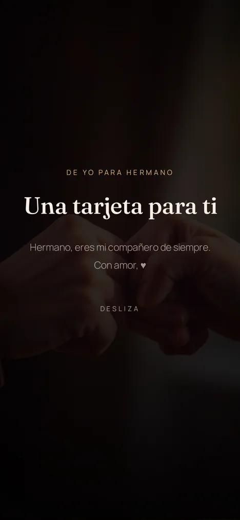 La portada — La apertura que revela la sorpresa para tú y tu hermano.
