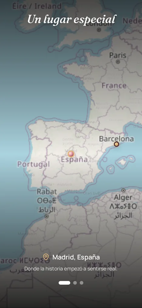 Mapa real — Los lugares que marcaron a tú y tu hermano.