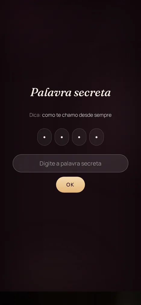 Palavra secreta — Um mini-jogo que só você e seu irmão entende.