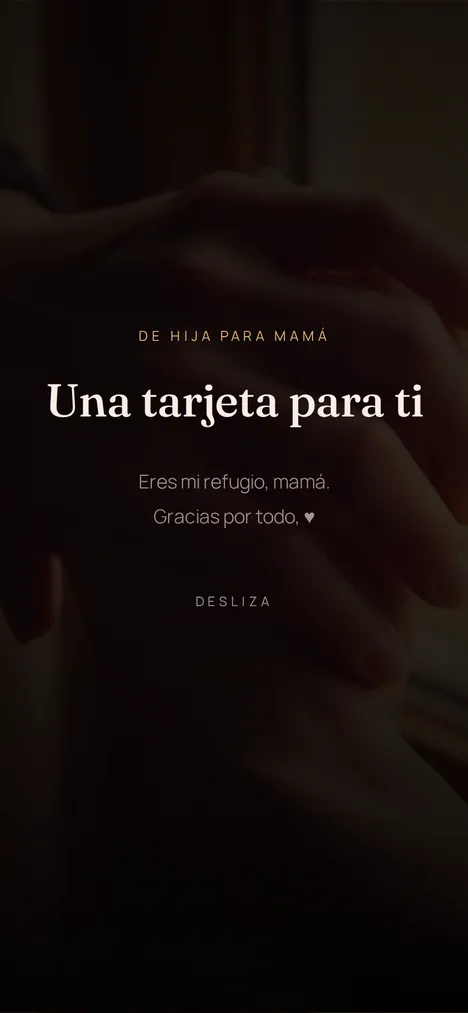 La portada — La apertura que revela la sorpresa para tú y tu mamá.