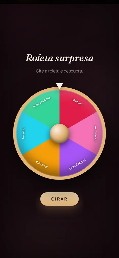 Roleta — Uma surpresa a cada giro para você e seu avô.